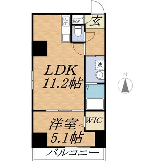 スペチアーレ・プリーモ【8階】の間取り