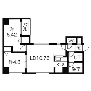 ラガー【1階】の間取り