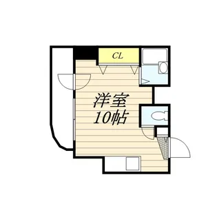 メゾンクレスト円山公園【0402号室】の間取り