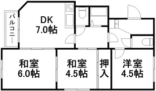 第12松井ビル【104号室】の間取り
