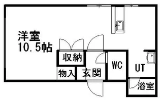 宮の森310MS【402号室】の間取り