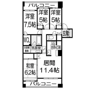 ザ・サッポロレジデンス【5階】の間取り