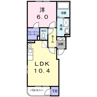 REIZ山の手(ライツ山の手)【2階】の間取り