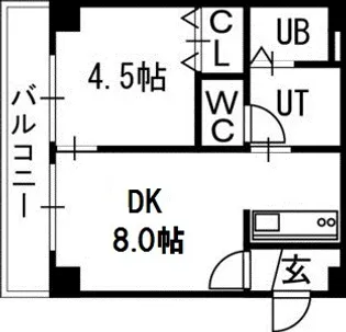 シティテラス南5条【00503号室】の間取り