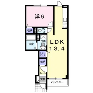 アルドールⅢ【1階】の間取り