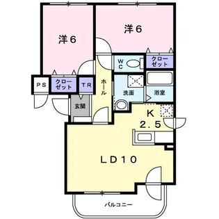 スフィア伏見【3階】の間取り