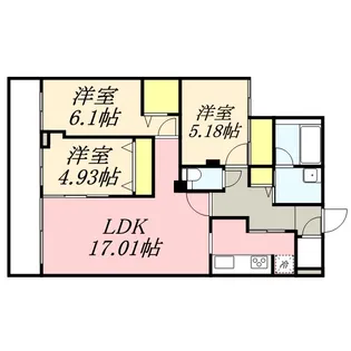 YAMAHANAーCITY.STELLA【2階】の間取り