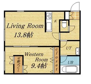 ピュアステージ円山【2階】の間取り