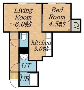 JUNJUNハウス発寒【2階】の間取り