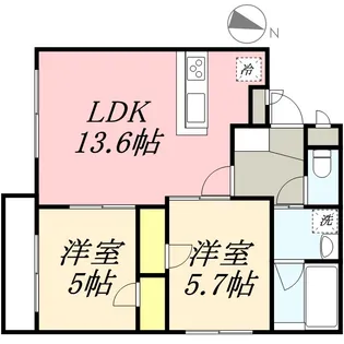 スペランツァマルヤマ【3階】の間取り