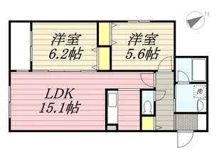 CASA MIYANOMORI【2階】の間取り