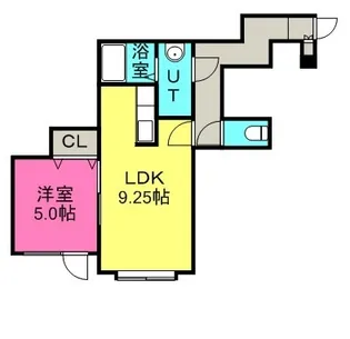 フローラ【202号室】の間取り