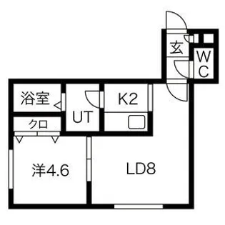 WEST BLUE【2階】の間取り