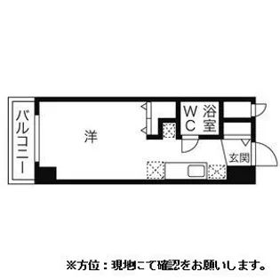 ラメール円山公園【0308号室】の間取り