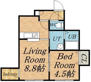 ル・ソレイユ【3階】の間取り