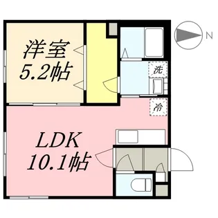 アフィーノ中島公園【3階】の間取り