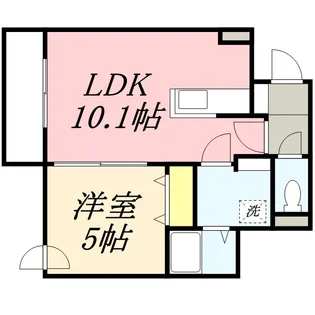 EーHORIZON北円山(北4西22)【2階】の間取り