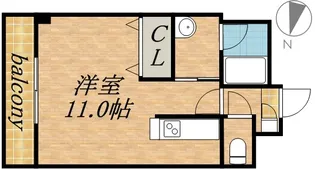 セントポーリア拾番館【2階】の間取り