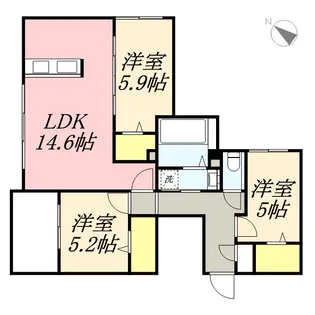 MーSELECTION.STELLAⅡ【3階】の間取り