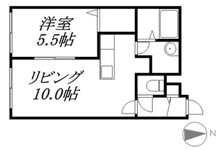 フィオリトゥラハッサム【4階】の間取り