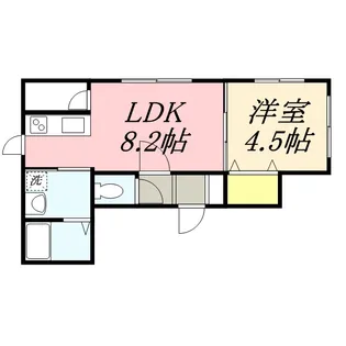 リデーレ中島公園【301号室】の間取り