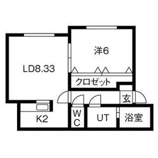 サニープレイスⅠ【1階】の間取り