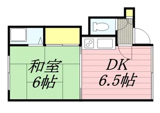 熊谷マンション【2F-3号室】の間取り
