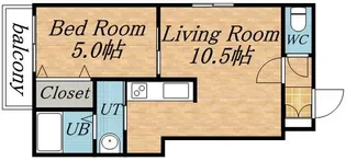 ノヴァ発寒南【4階】の間取り
