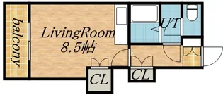 メープル北円山【5階】の間取り
