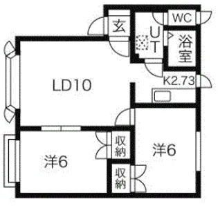 エクセレント藤野 II【1階】の間取り