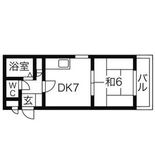 メゾン24【311号室】の間取り