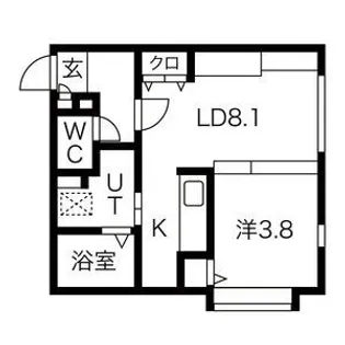 LAプラスGARERIA (ラ・プラスガレリア)【3階】の間取り