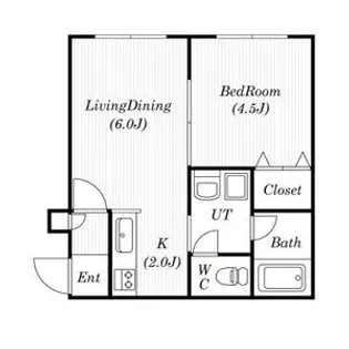 ジュワヴニール【3階】の間取り