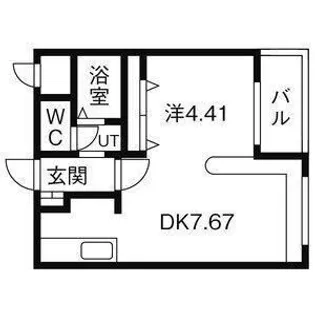 ハウスオブリザ澄川壱番館【303号室】の間取り