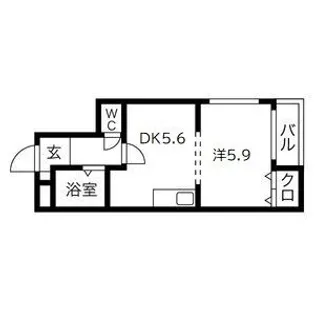 ウインダムヒル医大前【303号室】の間取り