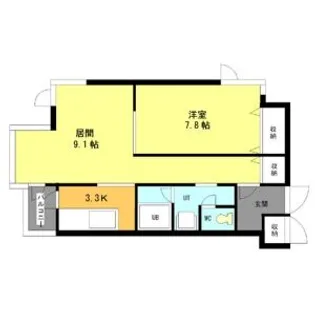 藤井ビル裏参道【4階】の間取り