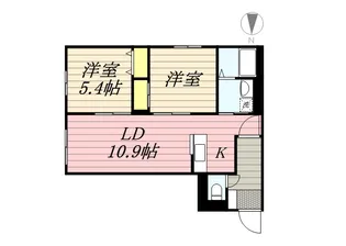 LUANA澄川【3階】の間取り