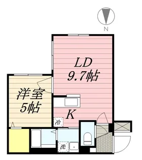 セレスティア澄川【2階】の間取り