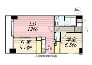 ラディア近代美術館前【4階】の間取り