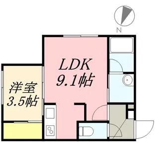 SAPPORO HOUSE【1階】の間取り