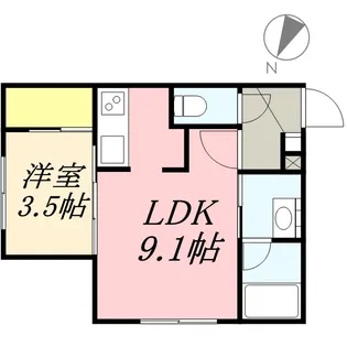 SAPPORO HOUSE【3階】の間取り