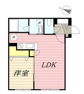 ラグゼマルヤマ【4階】の間取り