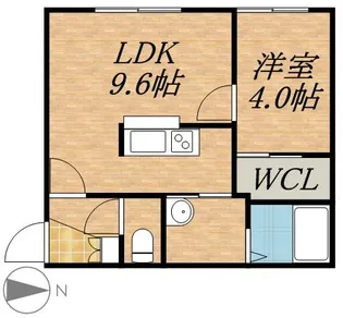 ウインダムヒル札幌駅前【4階】の間取り