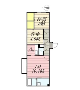 エルシア発寒中央【302号室号室】の間取り