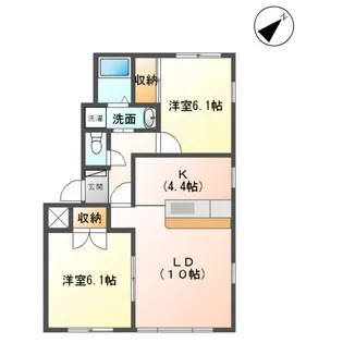 パークヒルズ藤野【101号室】の間取り