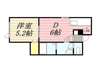 パルテール発寒【103号室】の間取り