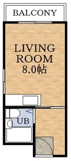 ルーベデンス琴似【402号室】の間取り