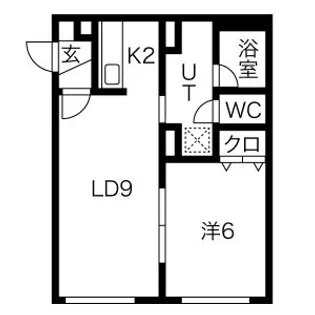 ブリックスクエア【103号室】の間取り