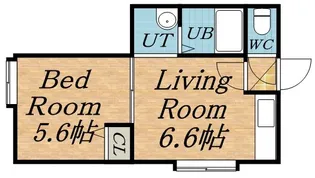 マ・メゾン琴似【205号室】の間取り