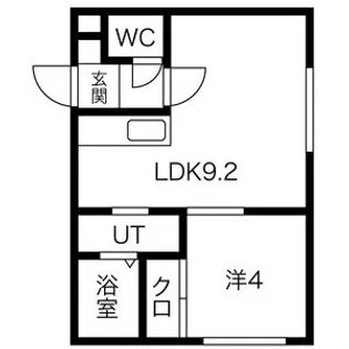 ソレイユ522【4階】の間取り